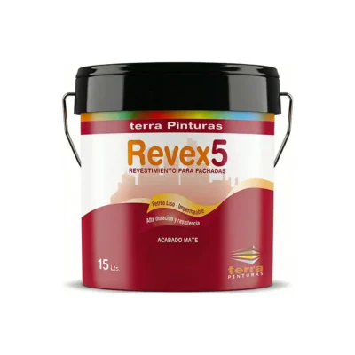 Revex 5 liso blanco - Pintura para fachadas
