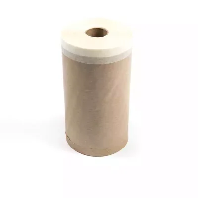 Rollo de papel con cinta adhesiva