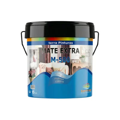 Terra Plástico Mate M-500 | Pintura plástica lavable de excelente calidad