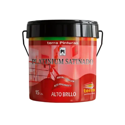 Plástico Platinium Alto Brillo 15L | Pintura Vinílica Satinada para Interior y Exterior