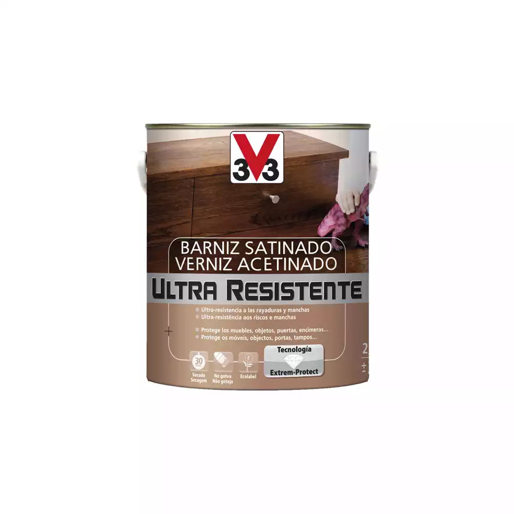 Barniz Satinado al agua V33